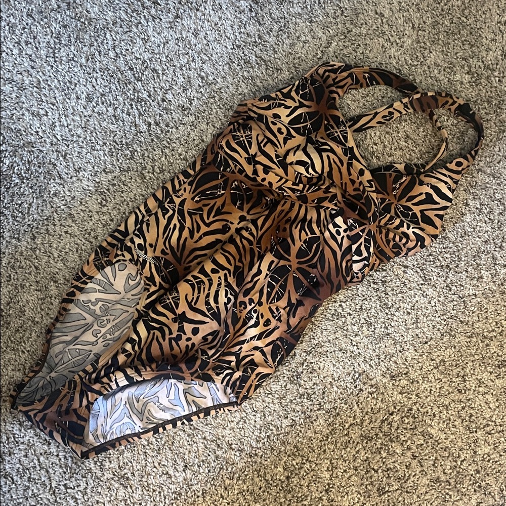 Speedo One Piece Animal Print Swimsuit